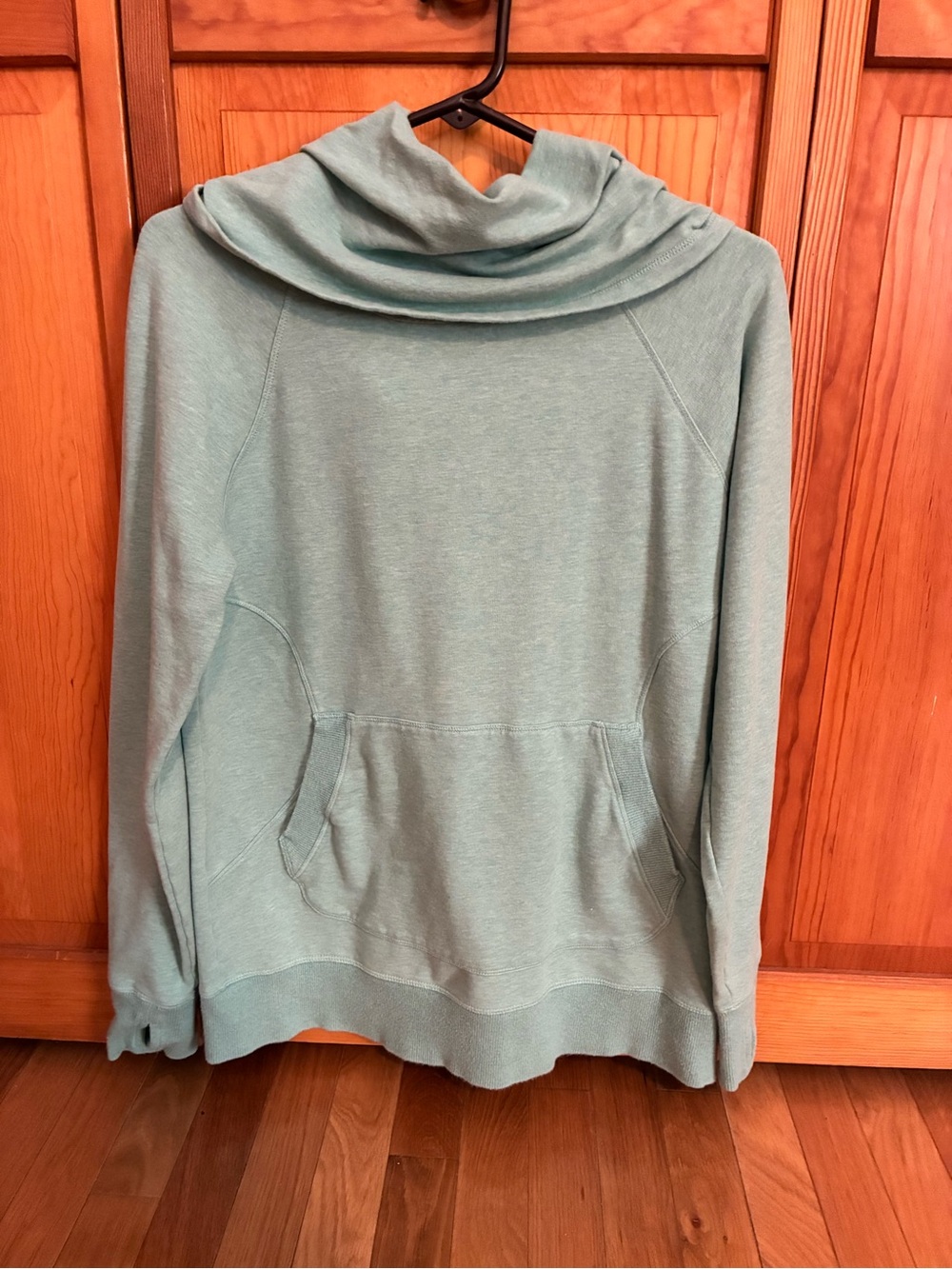 L.L. Bean Women's Cowl Neck Sweater - Seafoam Green